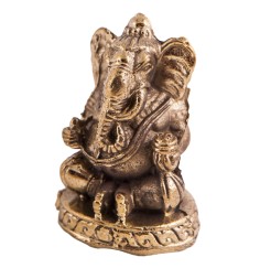 Statue - Miniaturfigur Ganesha - Messing ca. 2,8 cm