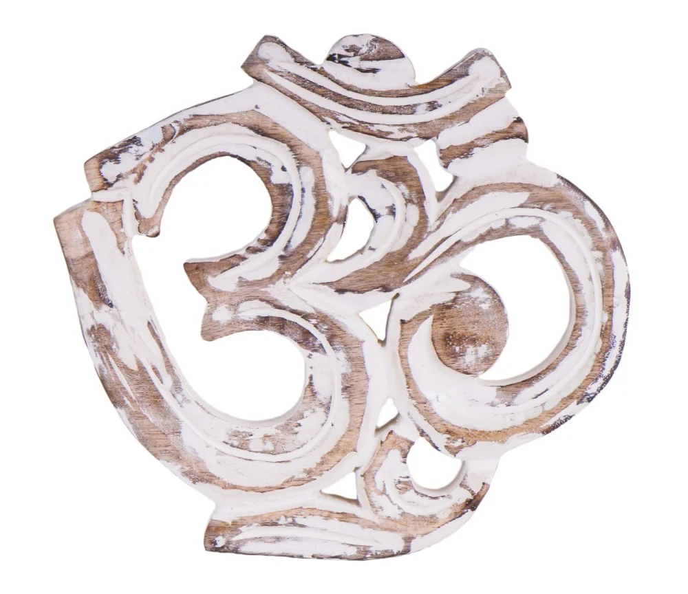 OM Symbol aus Holz ca. 19 cm