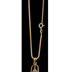 Kette - Fuchsschwanz 40 cm vergoldet