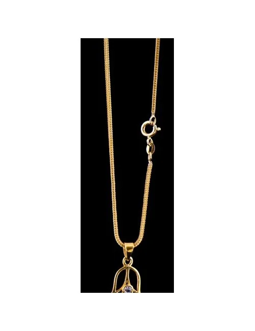 Kette - Fuchsschwanz 50 cm vergoldet