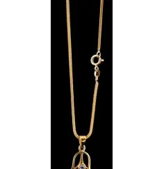 Kette - Fuchsschwanz 60 cm vergoldet