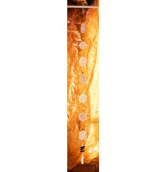 Hängende Dekoration - Chakra Suncatcher - Edelstahl & Kristalle  ca. 63 cm