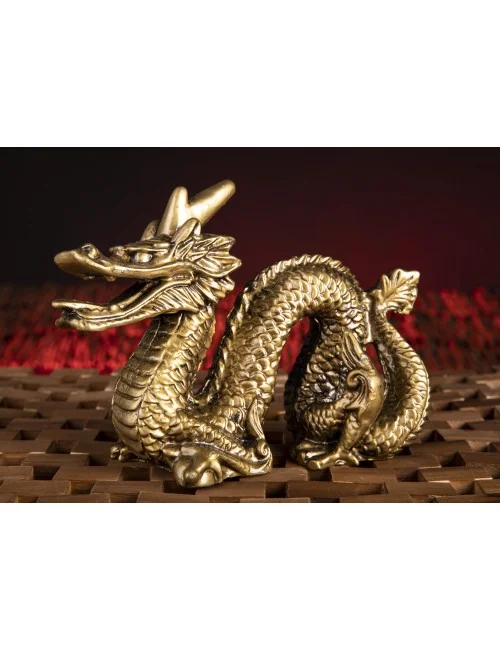 Statue - Drache, groß - Kunstharz ca. 18,5x 14 cm