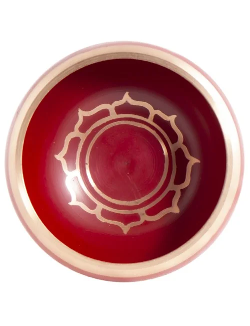 Klangschalen Set- Lotus, rot ca. 13 cm