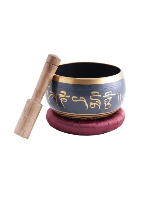 Klangschalen Set - OM, schwarz ca. 11,5 cm