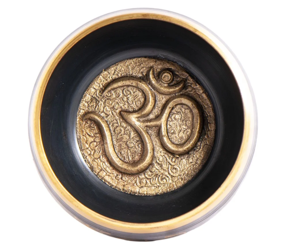 Klangschalen Set - OM, schwarz ca. 11,5 cm