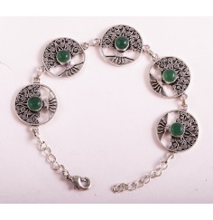 Armband - Yggdrasil  Messing versilbert