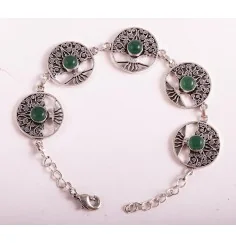 Armband - Yggdrasil Messing versilbert