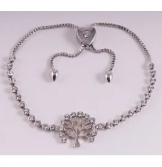 Armband - Yggdrasil mit Strasssteinen