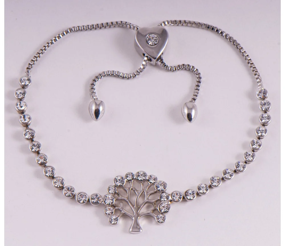 Armband - Yggdrasil mit Strasssteinen