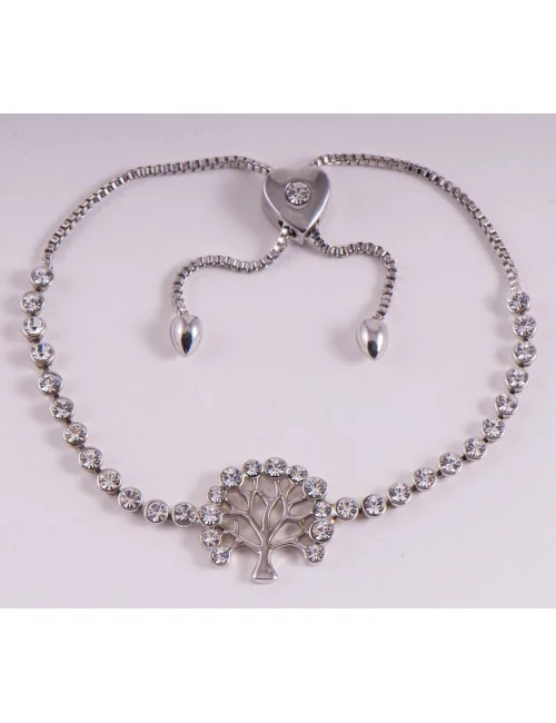 Armband - Yggdrasil mit Strasssteinen