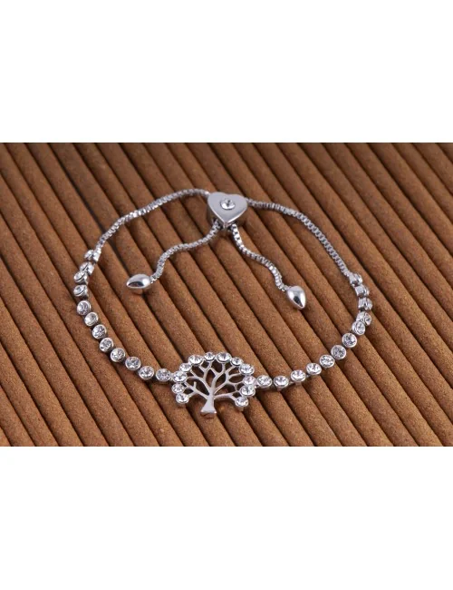 Armband - Yggdrasil mit Strasssteinen