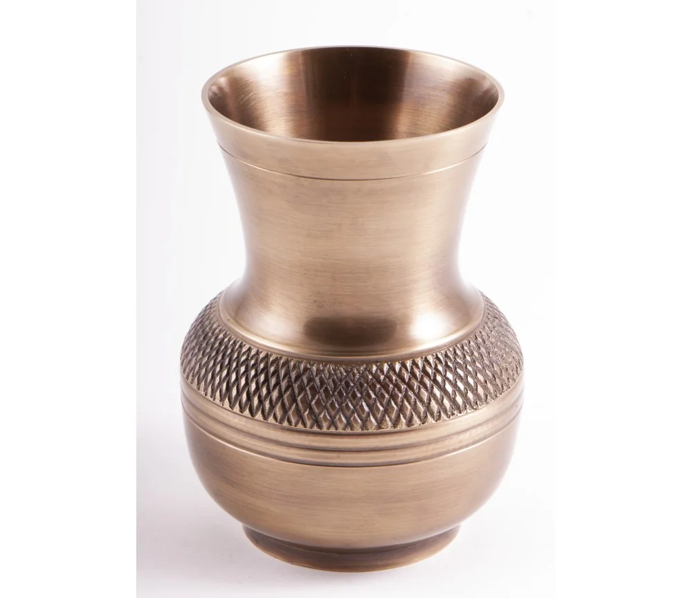 Räucherstäbchenhalter - Aurel - Messing, mit Sand und Trichter