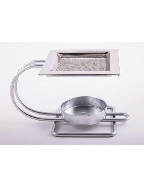 Räuchergefäß mit Netz - Chakra Kelch aus Messing ca.9,4 x 6,5 cm