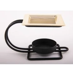 Räuchergefäß mit Netz - Chakra Kelch aus Messing ca.9,4 x 6,5 cm