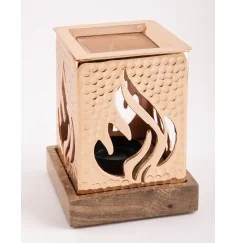 Räuchergefäß mit Sieb - Auriel - bronzefarben ca. 12,5 x 9 cm