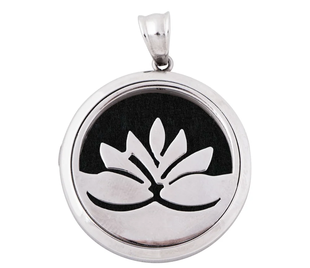 Anhänger - Duftschmuck Lotus, silber