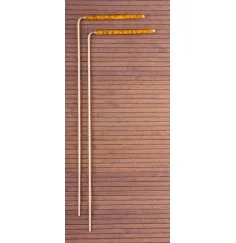 Wünschelrute, 2 Stück Messing mit Kupfergriff - ca. 34 cm