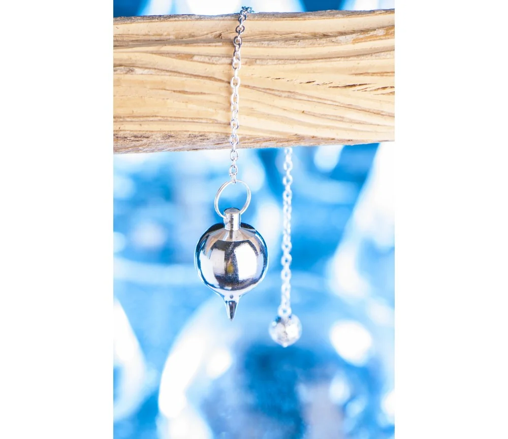 Pendel - Kugelpendel, versilbert