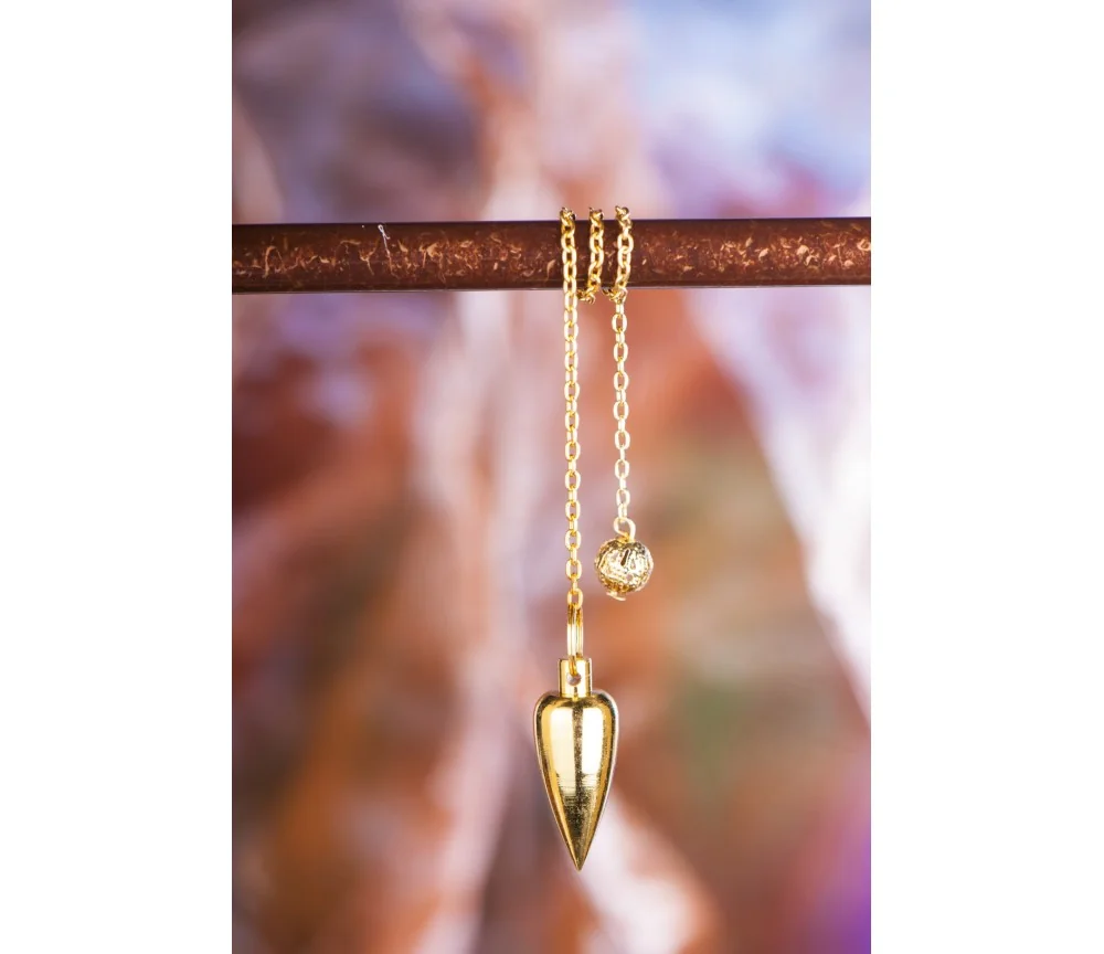 Pendel - Zapfenpendel, vergoldet