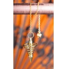 Pendel - Spiralpendel, vergoldet