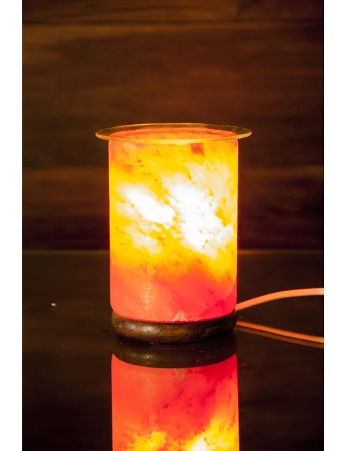 Salzkristall Aromalampe