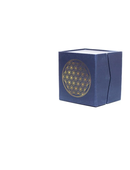 Sphärenkristall - Pyramide - Blume des Lebens -10 x 10 cm