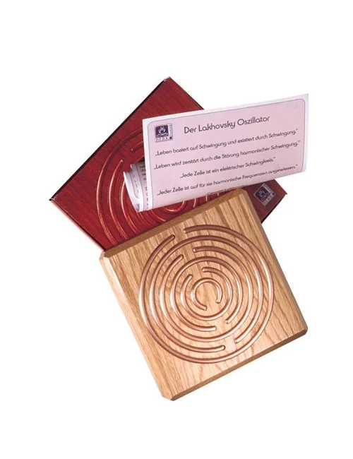 Lakhovsky Oszillator - aus Holz und Kupfer