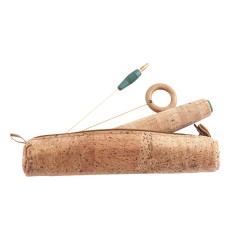 Ökotensor für die Reise - abschraubbar im Lederetui