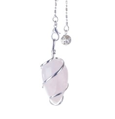 Pendel - Spiral Rosenquarz