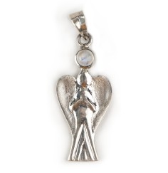 Anhänger - Engel mit Mondstein ca. 2,7cm