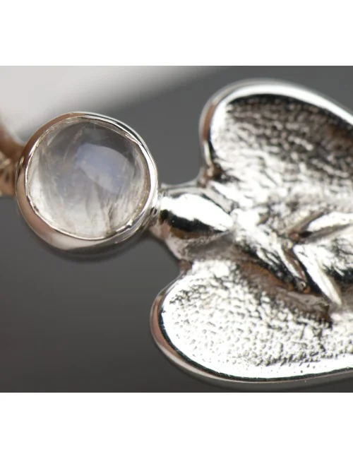 Anhänger - Engel mit Mondstein ca. 2,7cm