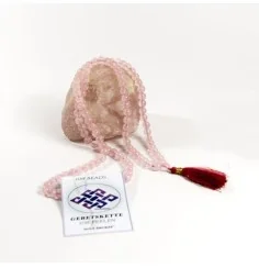 Mala - Rosenquarz ca. 70 cm