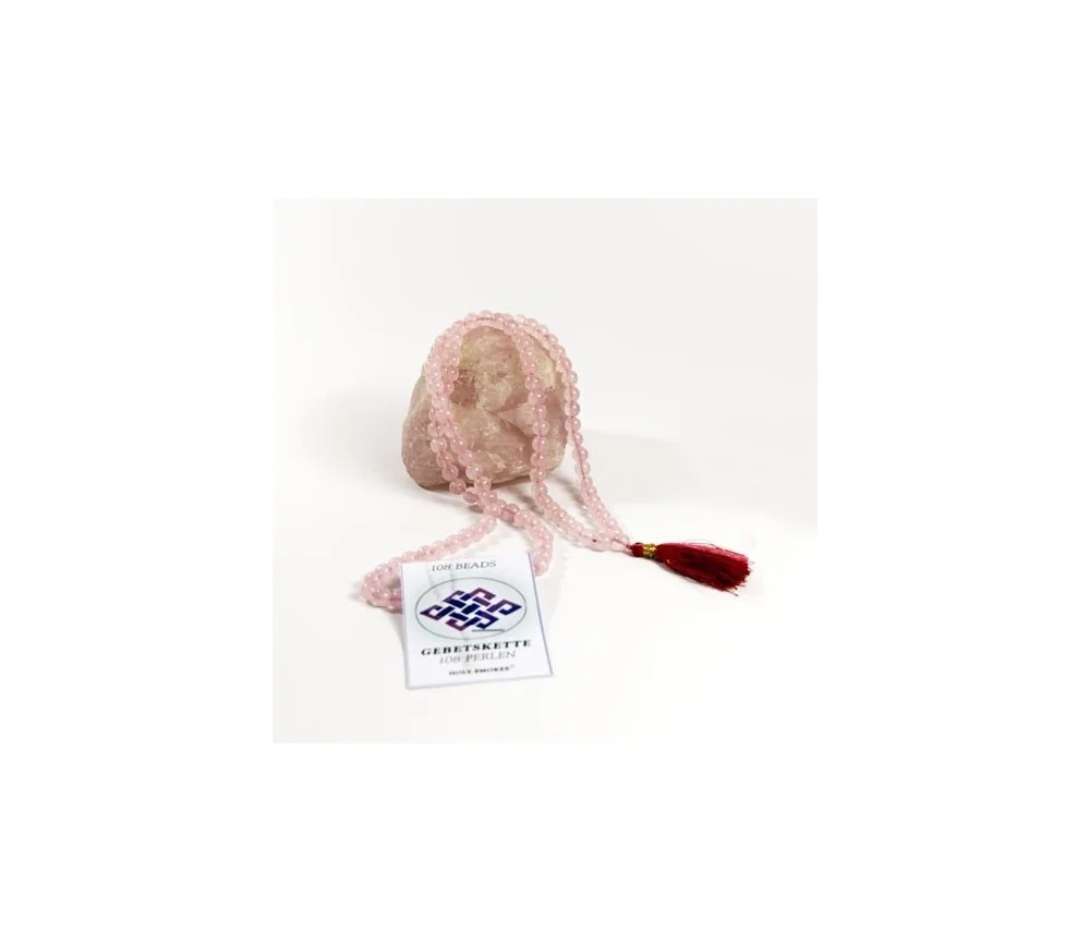 Mala - Rosenquarz ca. 70 cm