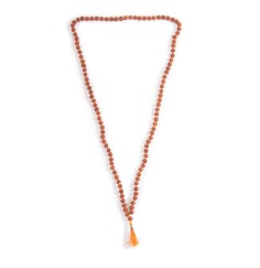 Mala - Rudraksha- klein  L. 76 cm, Ø 6 mm