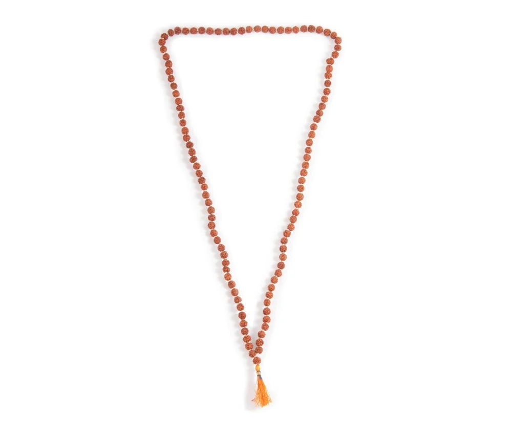 Mala - Rudraksha- klein L. 76 cm, Ø 6 mm