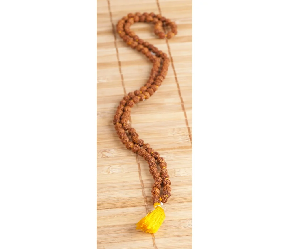 Mala - Rudraksha- klein L. 76 cm, Ø 6 mm
