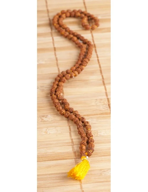 Mala - Rudraksha- klein L. 76 cm, Ø 6 mm