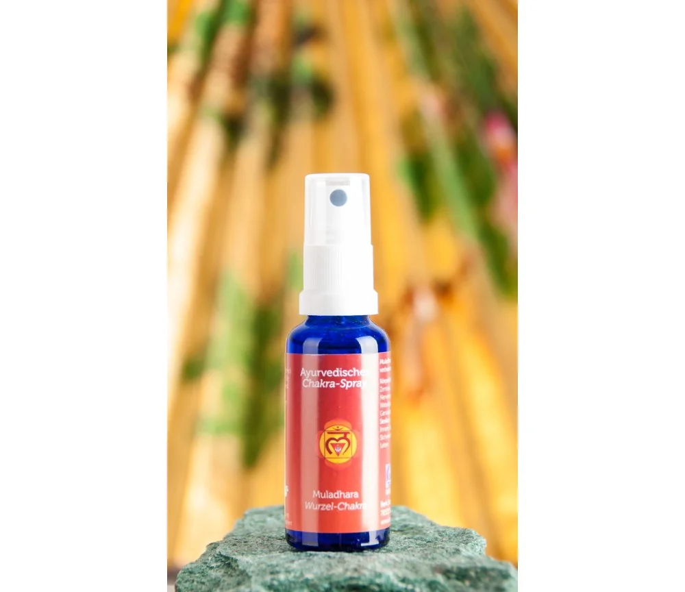 Ayurvedisches Energie-Spray - Chakra 1 - Wurzel Chakra (Muladhara)