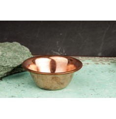 Räucherschale -  Kupfer, schlicht ca.8,3 x 3,2 cm