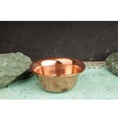 Räucherschale -  Kupfer, schlicht ca.9,2 x 4 cm