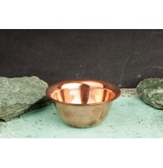 Räucherschale -  Kupfer, schlicht ca.10,4 x 4,6 cm