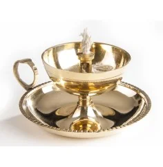 Ghee-Lampe, Messing ca. 8 cm