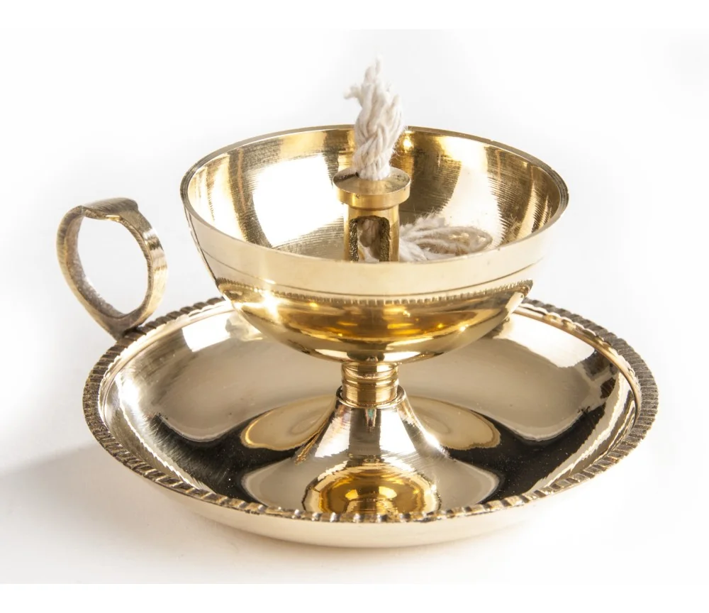 Ghee-Lampe, Messing ca. 8 cm