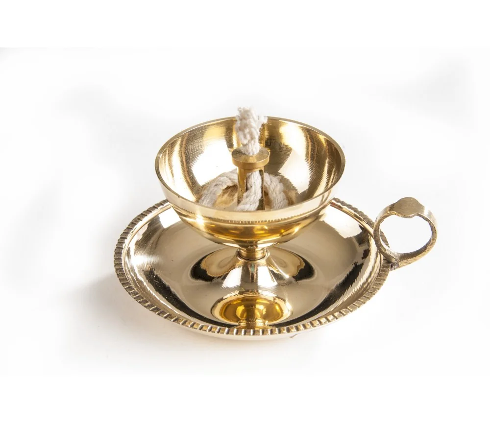 Ghee-Lampe, Messing ca. 8 cm