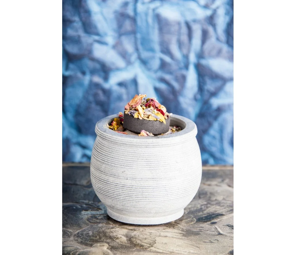 Räucherschale - Elegance aus Speckstein ca. 7,5 cm