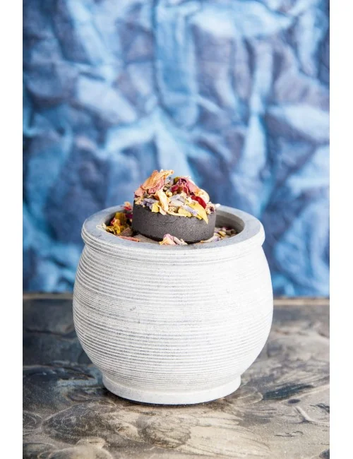 Räucherschale - Elegance aus Speckstein ca. 7,5 cm