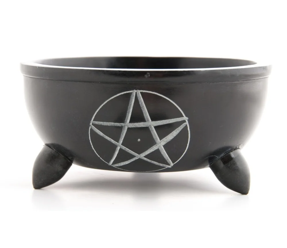 Specksteinschale Pentagramm, groß ca. 12cm