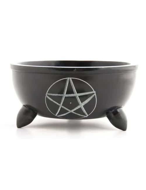 Specksteinschale Pentagramm, groß ca. 12cm