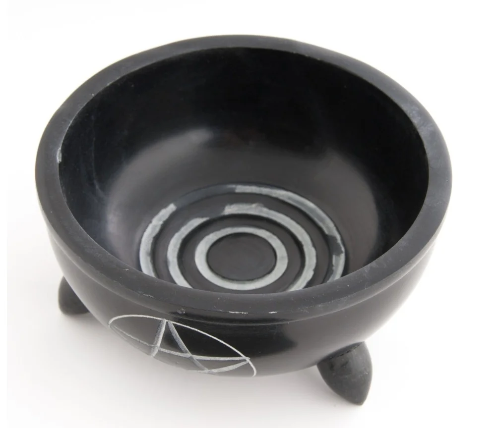 Specksteinschale Pentagramm, groß ca. 12cm